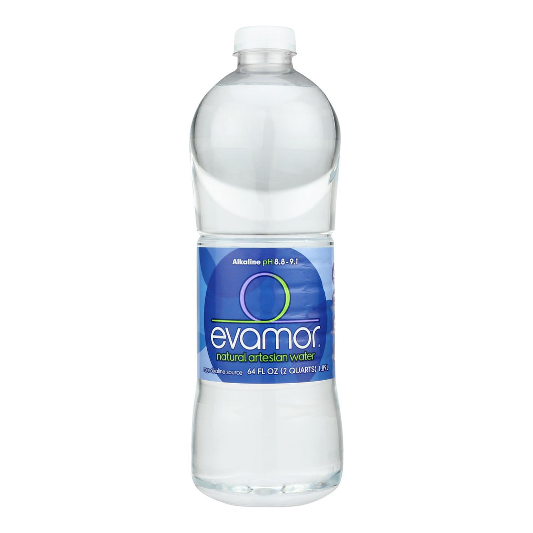 Evamor - Water Artsn Natural Alkalne - Case Of 8-64 Fz