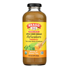 Load image into Gallery viewer, Bragg - Apple Cider Vinegar Honey Green Tea Refresh - Case Of 12-16 Fz