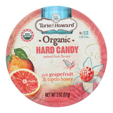 Load image into Gallery viewer, Torie And Howard Organic Hard Candy - Pink Grapefruit And Tupelo Honey - 2 Oz - Case Of 8