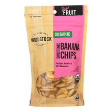 Load image into Gallery viewer, Woodstock Organic Sweetened Banana Chips - Case Of 8 - 6 Oz