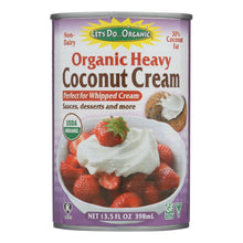 Load image into Gallery viewer, Let&#39;s Do Organic Coconut Cream - Organic - Heavy - Case Of 12 - 13.5 Fl Oz