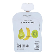 Load image into Gallery viewer, White Leaf Provisions - Baby Food Pear Ban Kiwi - Case Of 6 - 3.2 Oz