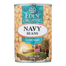 Load image into Gallery viewer, Eden Foods Navy Beans - Organic - Case Of 12 - 15 Oz.