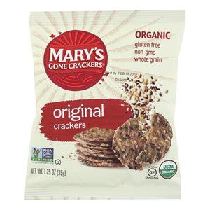 Mary's Gone Crackers Original Crackers  - Case Of 20 - 1.25 Oz