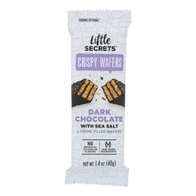 Load image into Gallery viewer, Little Secrets Crispy Wafer - Dark Chocolate With Sea Salt - Case Of 12 - 1.4 Oz.