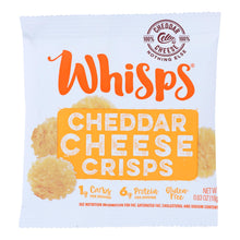 Load image into Gallery viewer, Whisps - Cheese Crisps Chedder Single Serve - Case Of 12-0.63oz
