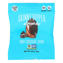 Load image into Gallery viewer, Skinnydipped - Dip Almond Mini Dark Chocolate Cocoa - Case Of 24-0.46 Oz