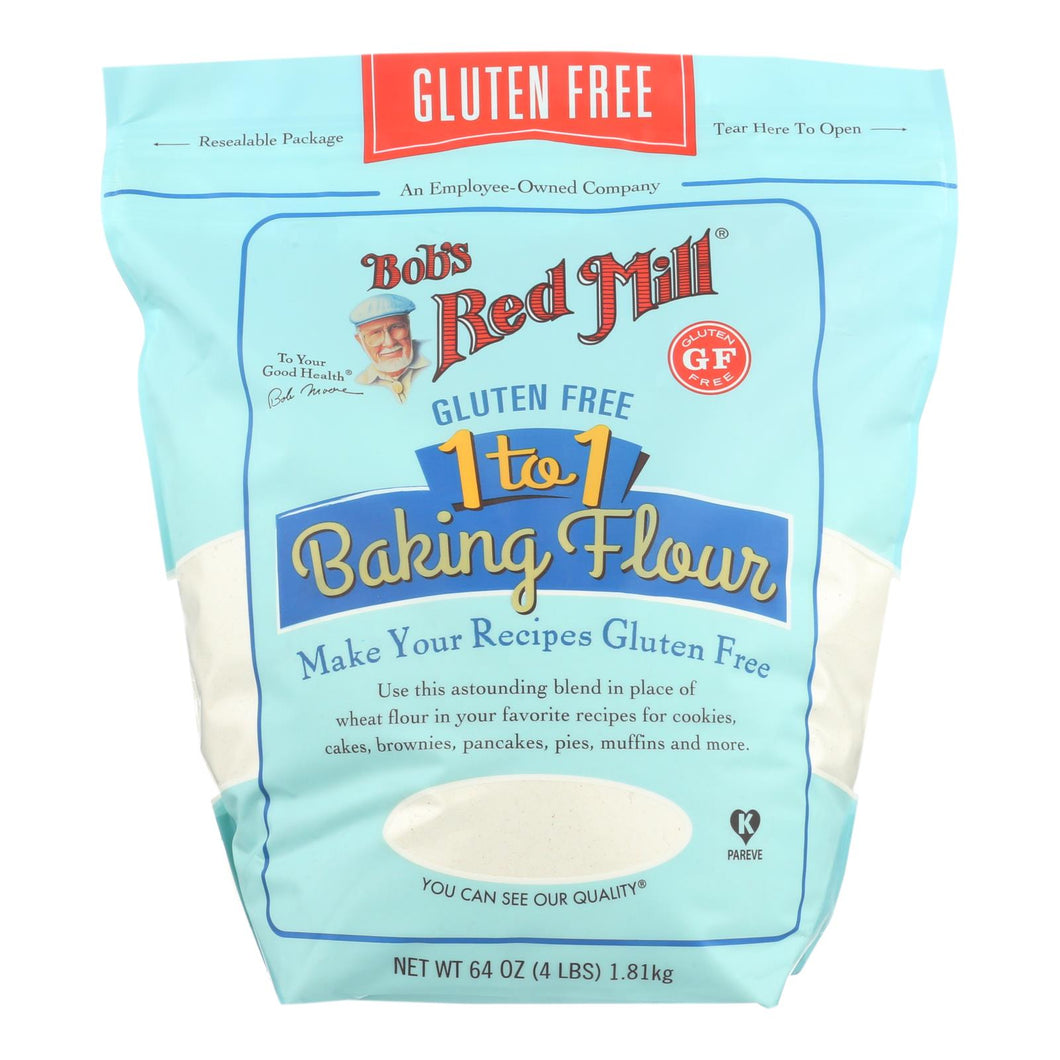 Bob's Red Mill - Baking Flour 1 To 1 - Case Of 4-64 Oz