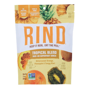 Rind Snacks - Dried Fruit Blend Tropical - Case Of 12 - 3 Oz
