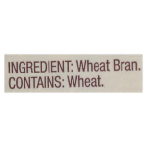 Bob's Red Mill - Wheat Bran - Case Of 4-8 Oz