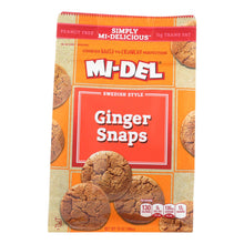 Load image into Gallery viewer, Midel Cookies - Ginger Snaps - Case Of 8 - 10 Oz