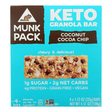 Load image into Gallery viewer, Munk Pack - Green Bar Coconut Coco Chips Kto - Case Of 6 - 4-1.12oz