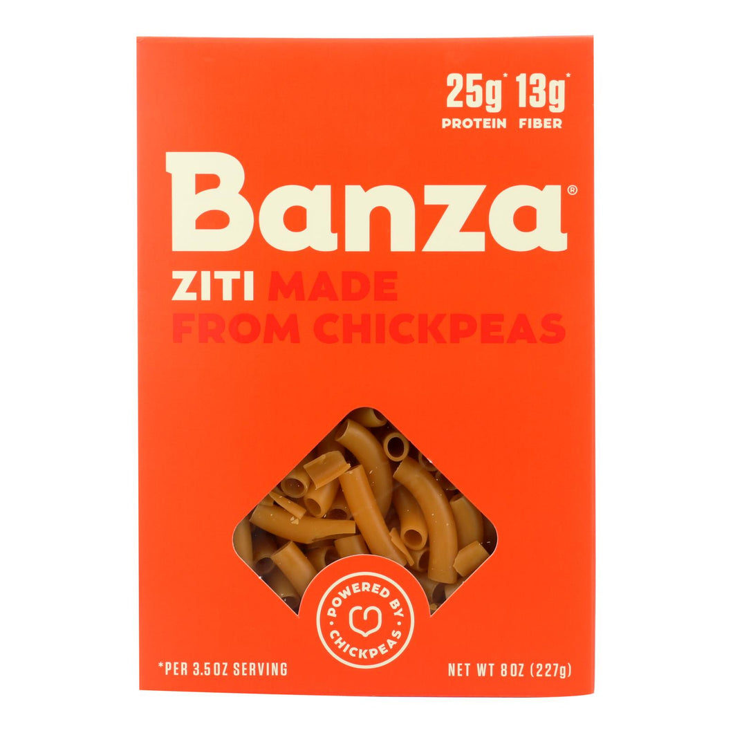 Banza Ziti Chickpea Pasta  - Case Of 6 - 8 Oz