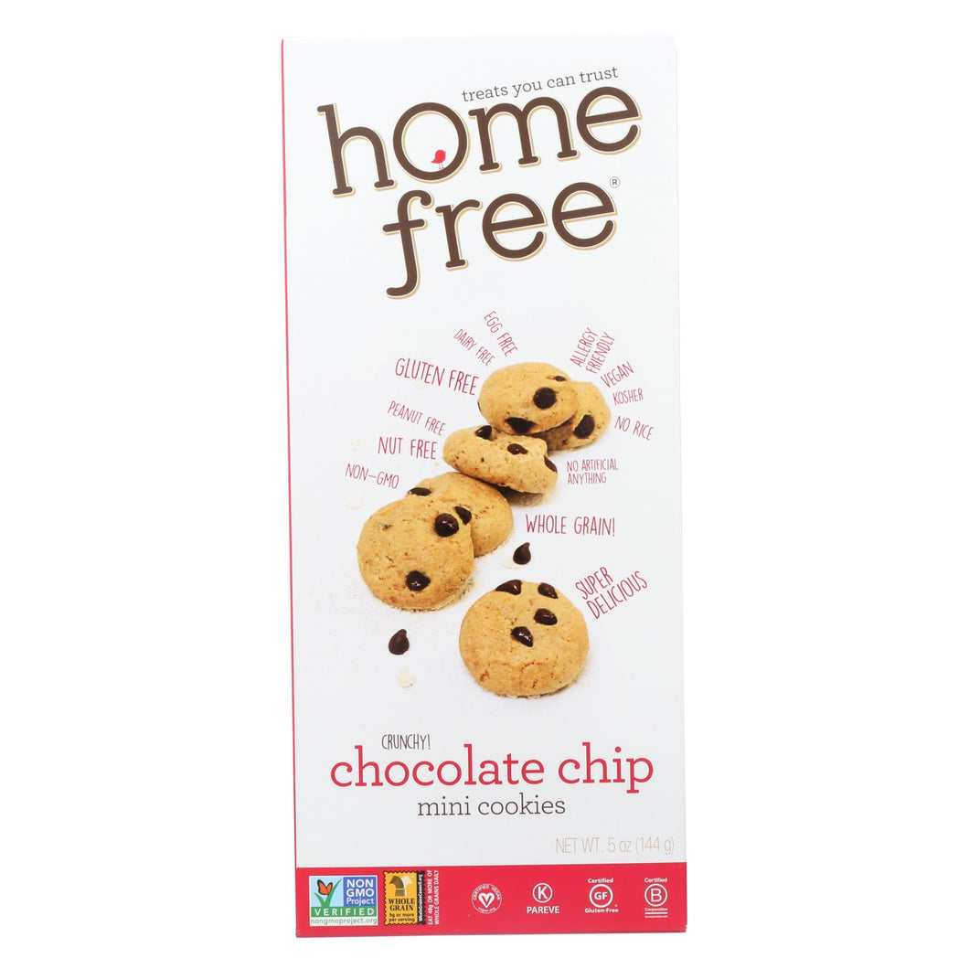 Homefree - Gluten Free Mini Cookies - Chocolate Chip - Case Of 6 - 5 Oz.