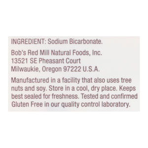 Bob's Red Mill - Baking Soda - Case Of 4-16 Oz