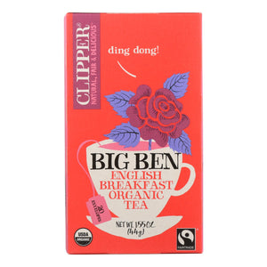 Clipper Tea - Organic Tea - Big Ben - Case Of 6 - 20 Bags