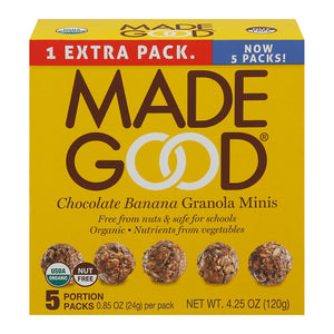 Made Good - Granola Mini Chocolate Ban - Case Of 6-5-.85oz