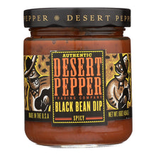 Load image into Gallery viewer, Desert Pepper Trading - Spicy Black Bean Dip - Case Of 6 - 16 Oz.