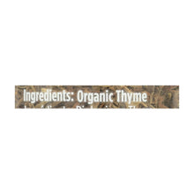 Load image into Gallery viewer, Spicely Organics - Organic Thyme - Case Of 3 - 0.6 Oz.