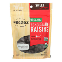 Load image into Gallery viewer, Woodstock Organic Dark Chocolate Raisins - Case Of 8 - 8.5 Oz