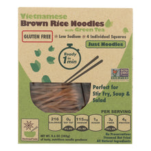 Load image into Gallery viewer, Star Anise Foods Noodles - Brown Rice - Vietnamese - With Organic Green Tea - 8.6 Oz - Case Of 6