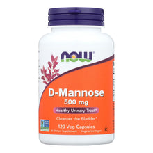 Load image into Gallery viewer, Now D-mannose Powder 500 Mg  - 1 Each - 120 Cap