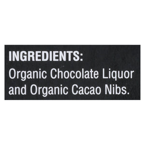 Pascha - Bar Dark Chocolate  100% Nibs - Case Of 10 - 2.82 Oz