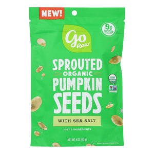Go Raw - Snack Seed Pumpkin Sprtd - Case Of 10 - 4 Oz