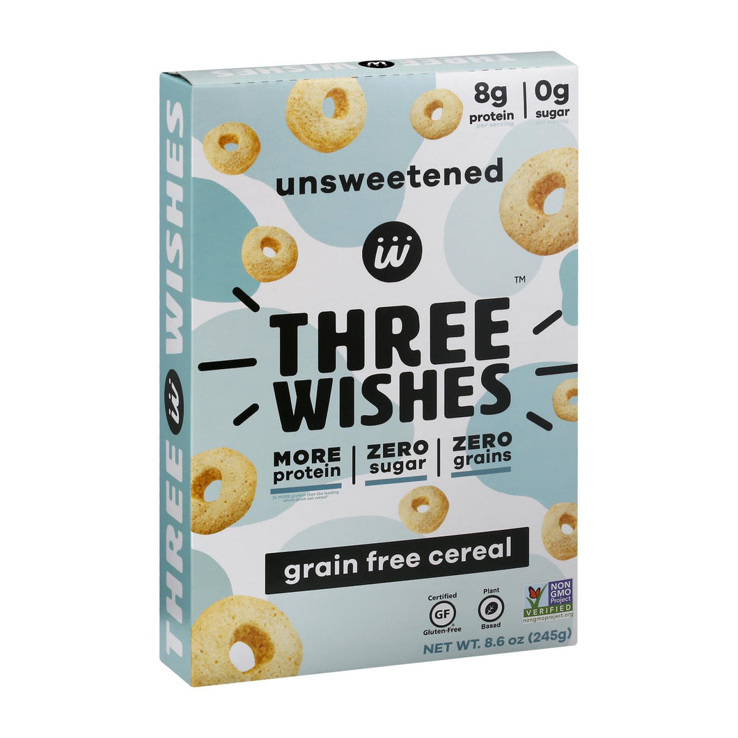Three Wishes - Cereal Unsweetened Gluten Free - Case Of 6-8.6 Oz