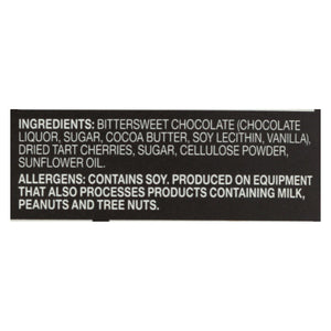 Endangered Species Natural Chocolate Bars - Dark Chocolate - 72 Percent Cocoa - Cherries - 3 Oz Bars - Case Of 12