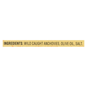 Reese Anchovies - Flat Fillets - In Pure Olive Oil - 2 Oz - Case Of 10