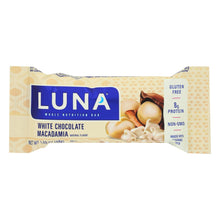 Load image into Gallery viewer, Clif Bar Luna Bar - Organic White Chocolate Macadamia Nut - Case Of 15 - 1.69 Oz