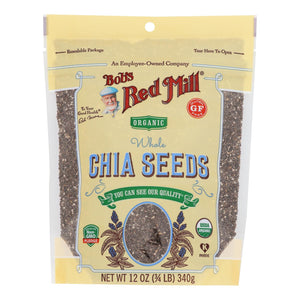 Bob's Red Mill - Seeds Chia - Case Of 5-12 Oz