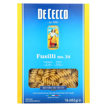 Load image into Gallery viewer, De Cecco Pasta - Pasta - Fusilli - Case Of 12 - 16 Oz