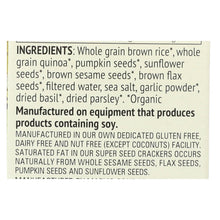 Load image into Gallery viewer, Mary&#39;s Gone Crackers Super Seed - Basil$ Garlic - Case Of 6 - 5.5 Oz.