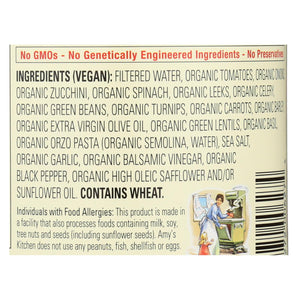 Amy's - Organic Hearty Vegetable Minestrone Soup - Case Of 12 - 14.1 Oz