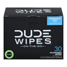 Load image into Gallery viewer, Dude Wipes - Wipes Travel Singles - 30 Ct.