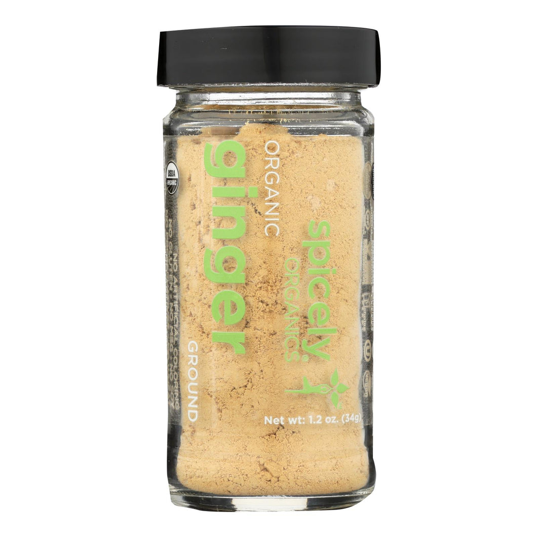 Spicely Organics - Organic Ginger - Ground - Case Of 3 - 1.2 Oz.