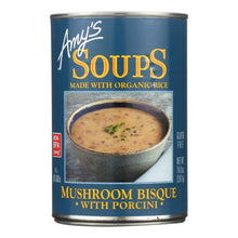 Load image into Gallery viewer, Amy&#39;s - Mushroom Bisque With Porcini - Case Of 12 - 14 Oz