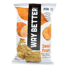 Load image into Gallery viewer, Way Better Snacks Tortilla Chips - Sweet Potato - Case Of 12 - 5.5 Oz.