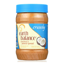 Load image into Gallery viewer, Earth Balance Crunchy Coconut And Peanut Spread - Case Of 12 - 16 Oz.