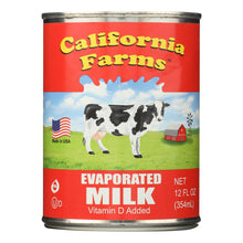 Load image into Gallery viewer, California Farms Evaporated Milk - 12 Oz - Case Of 24