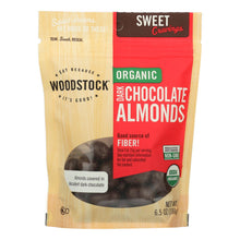 Load image into Gallery viewer, Woodstock Organic Dark Chocolate Almonds - Case Of 8 - 6.5 Oz