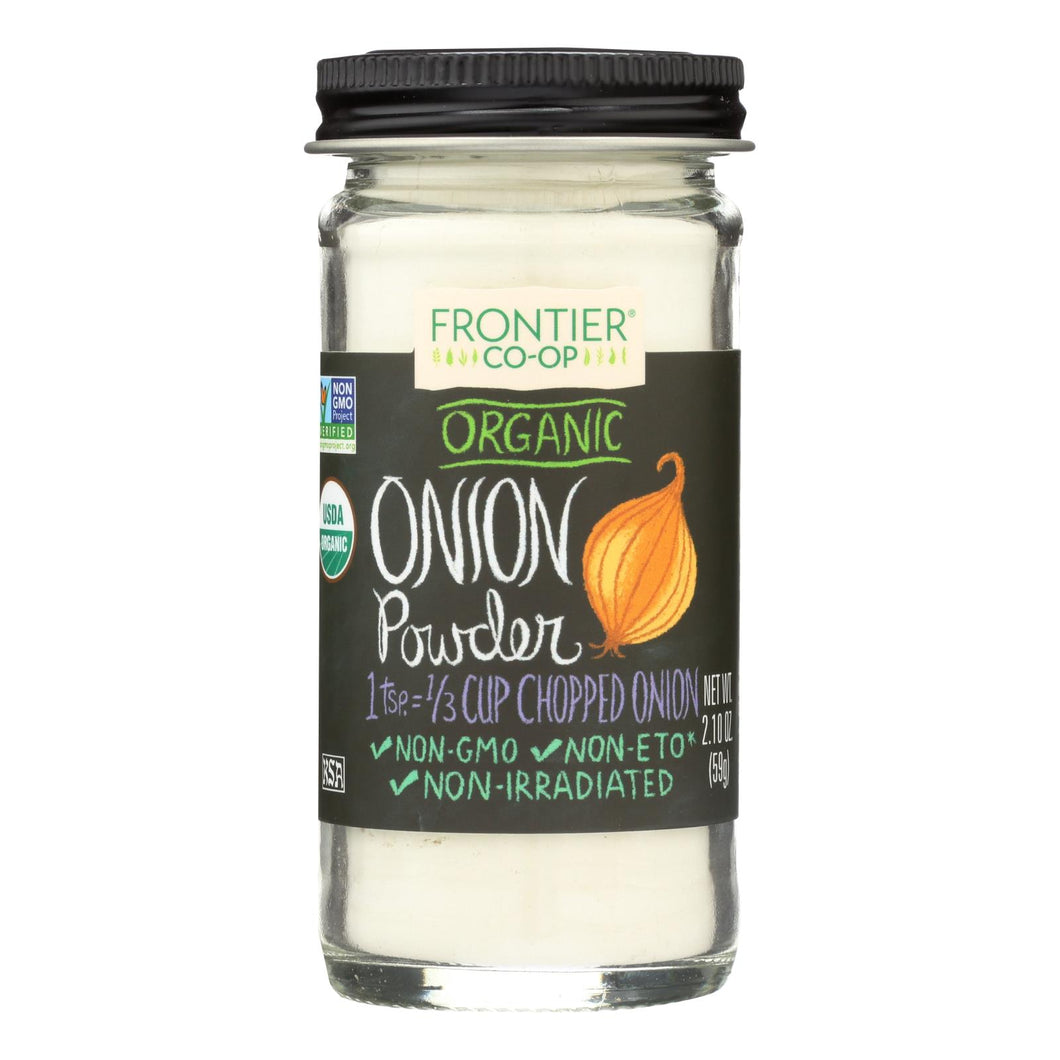 Frontier Herb Onion - Powder - Organic - White - 2.10 Oz