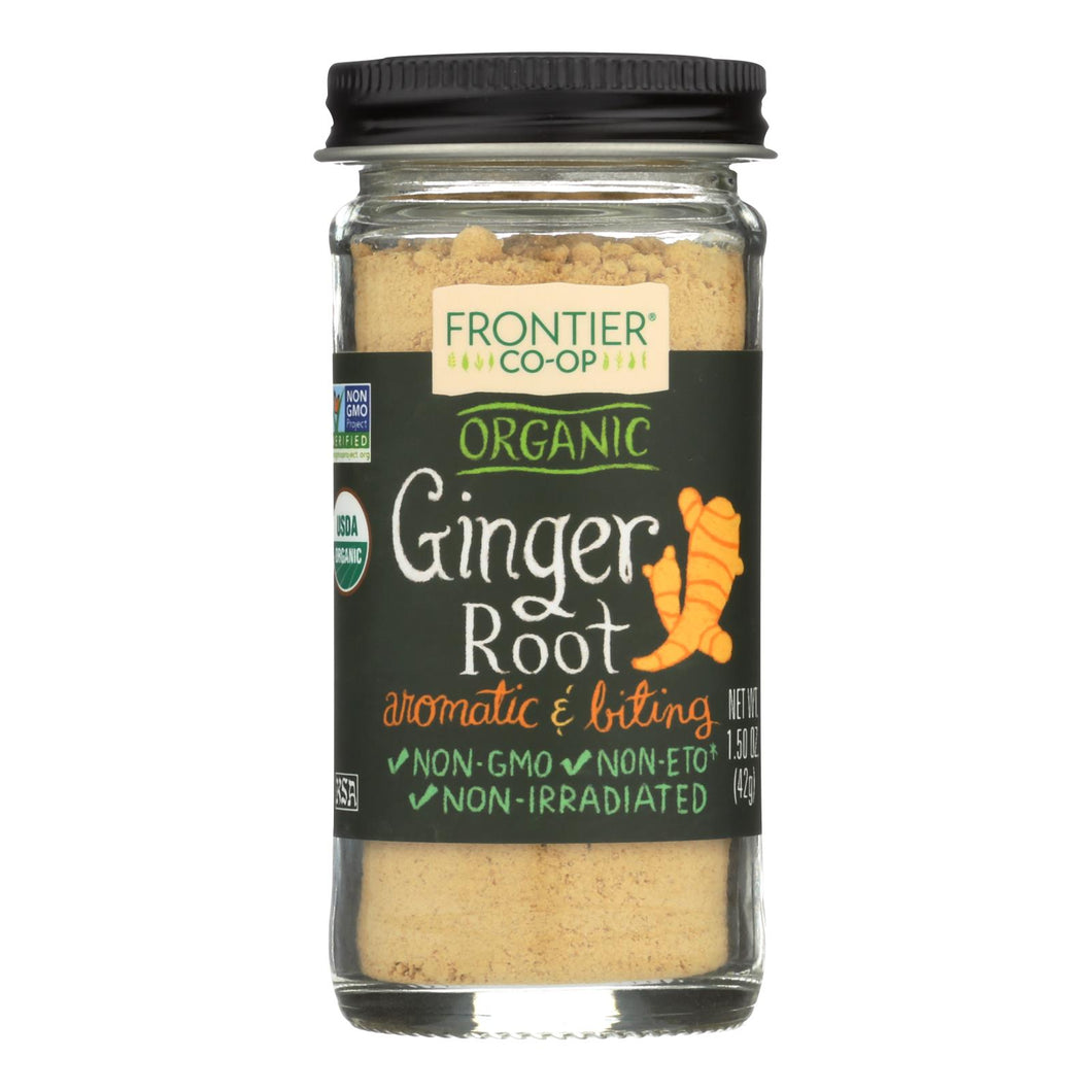 Frontier Herb Ginger Root - Organic - Ground - 1.5 Oz