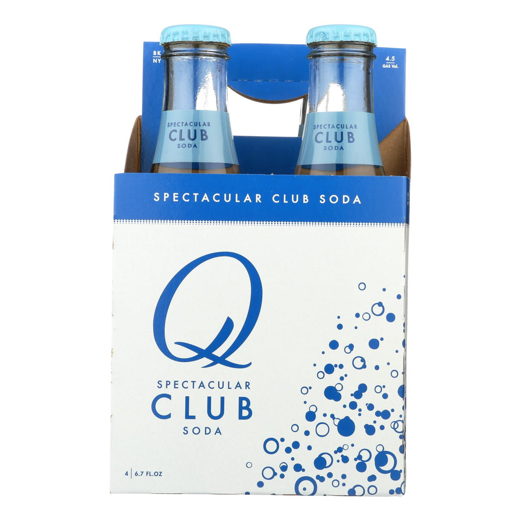 Q Drinks - Club Soda - Case Of 6 - 6.7 Oz.
