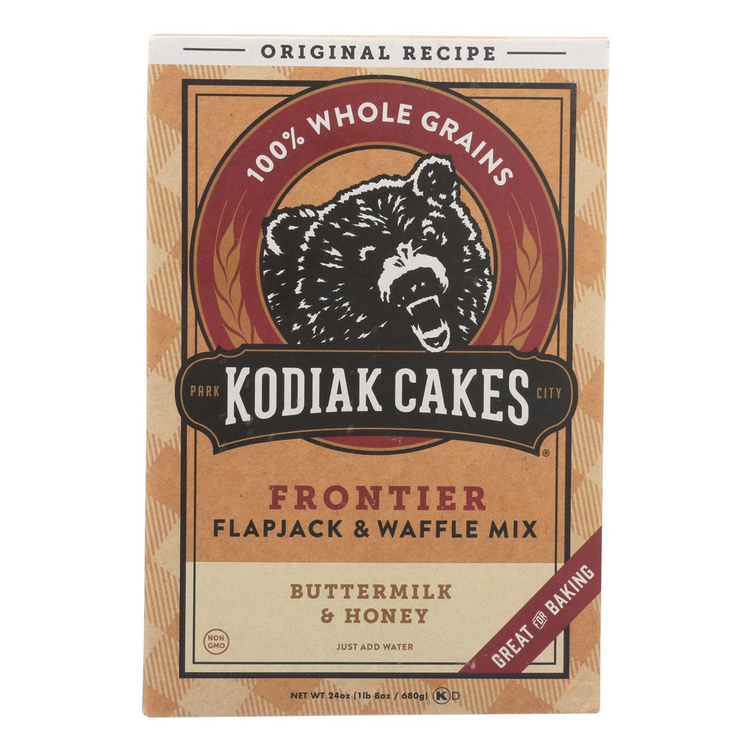 Kodiak Cakes Flapjack And Waffle Mix - Buttermilk And Honey - Case Of 6 - 24 Oz.