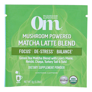 Om - Matcha Lte Mushroom Pwdr - 1 Each 1-10 Ct