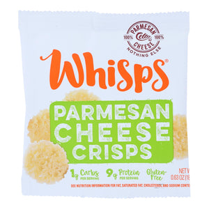 Whisps - Cheese Crisps Parmarsan Single Serve - Case Of 12-0.63oz