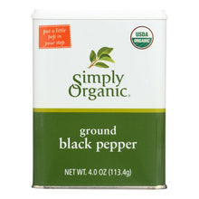 Load image into Gallery viewer, Simply Organic Ground Black Pepper - Case Of 6 - 4 Oz.